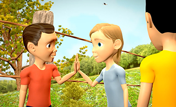 The Winner of the "I Care Contest" is on the Screens as a PSA